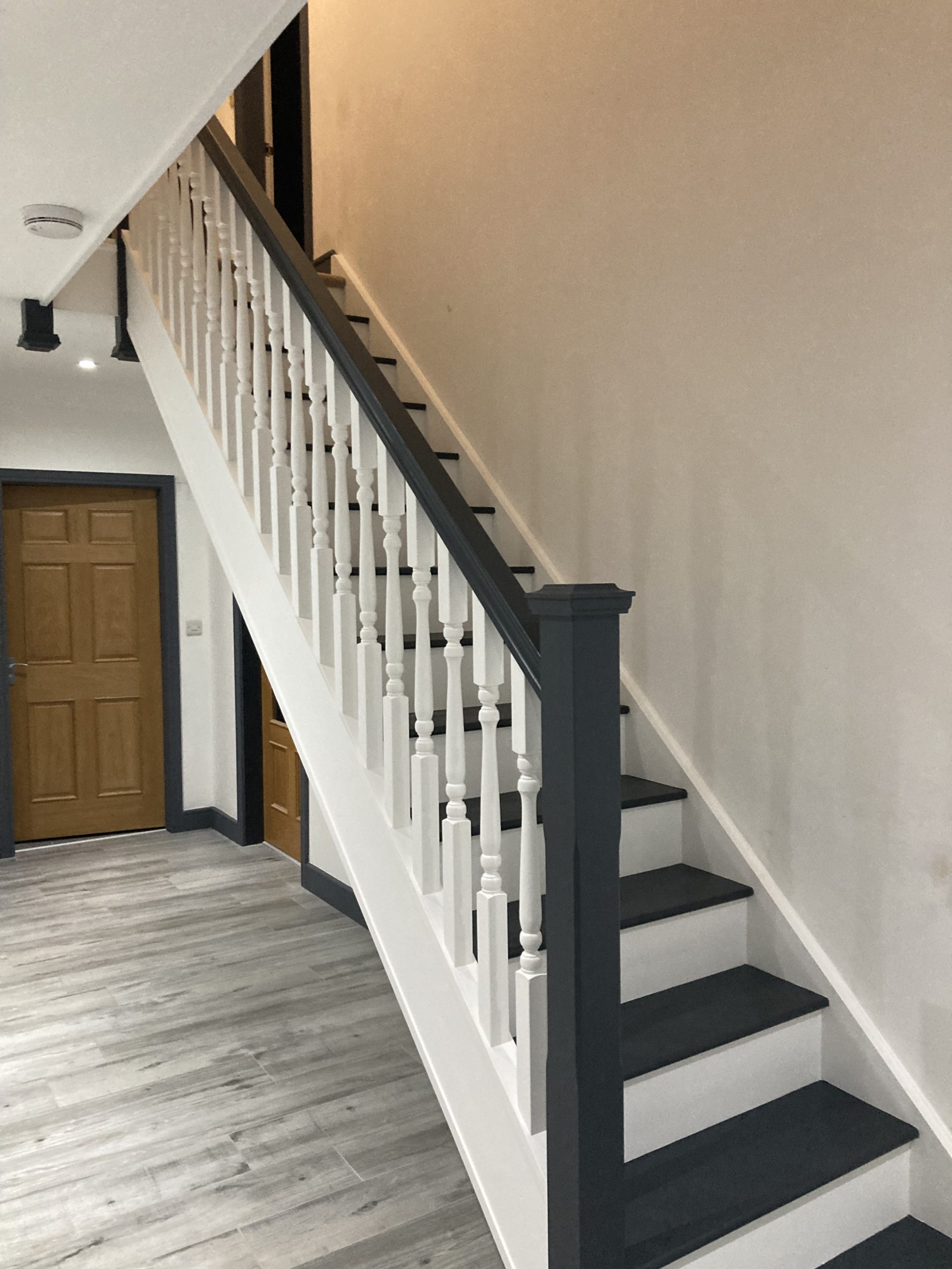 Painted staircase